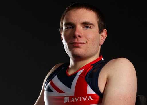 ON THE MEND: Mickey Bushell battled a chest infection at the BT Paralympic World Cup but still won bronze