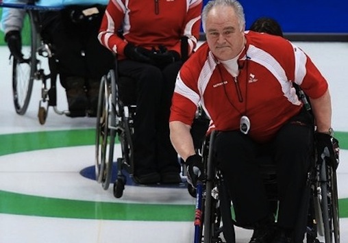 SKIP TO VICTORY: Canada skip Jim Armstrong helped his rink add the Paralympic title to their world crown in Vancouver (Getty Images)  