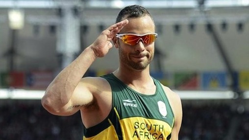 BLADE RUNNER: Oscar Pistorius would like to see the Paralympic World Athletics Championships go to London in 2017